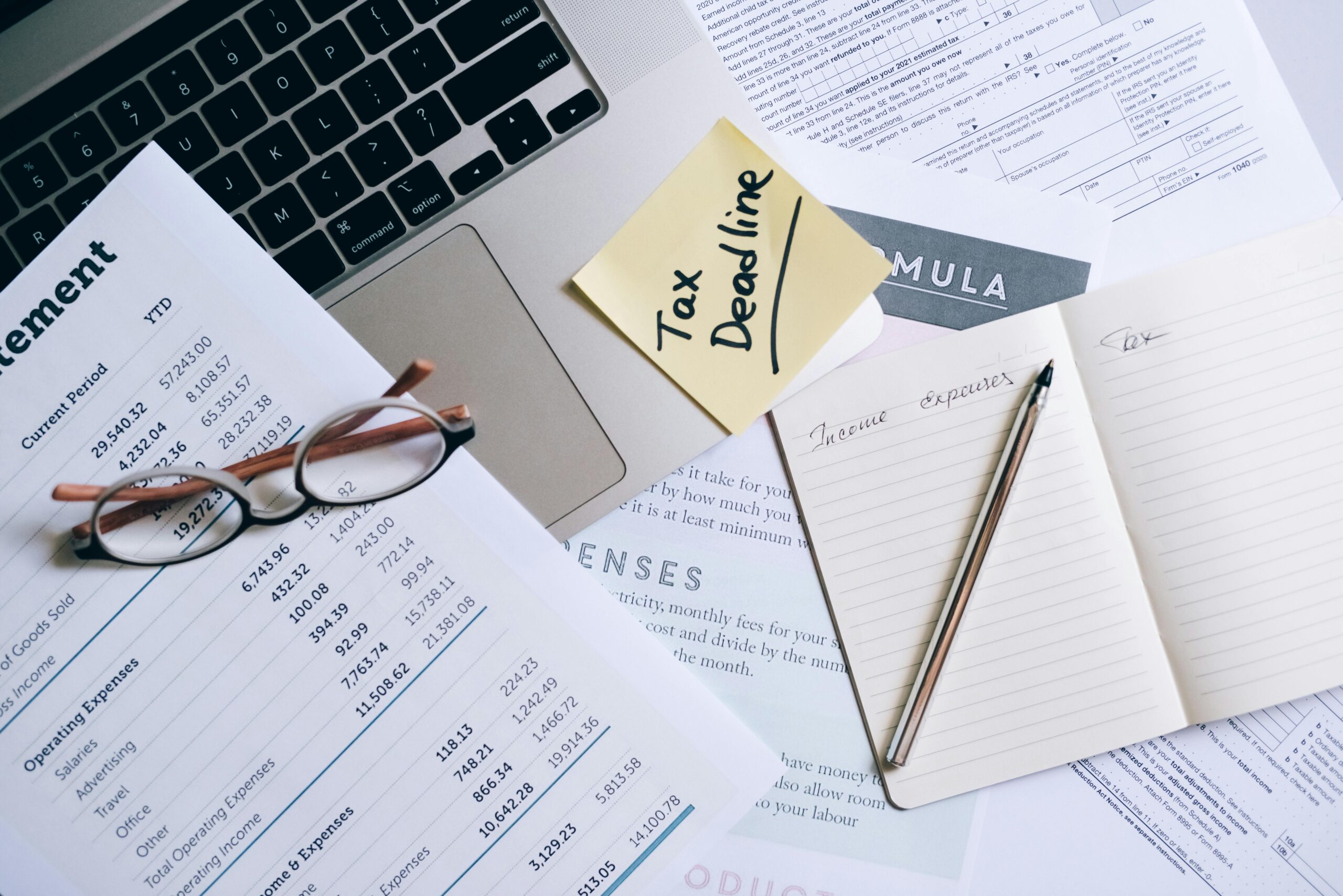 Bookkeeping Virtual Assistants - tax papers